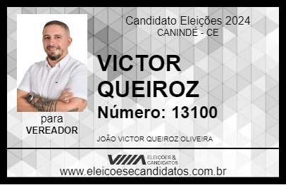 Candidato VICTOR QUEIROZ 2024 - CANINDÉ - Eleições