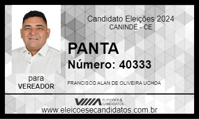 Candidato PANTA 2024 - CANINDÉ - Eleições