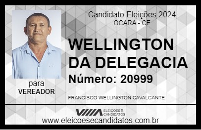 Candidato WELLINGTON 2024 - OCARA - Eleições