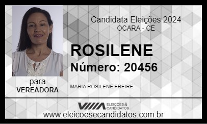 Candidato ROSILENE 2024 - OCARA - Eleições