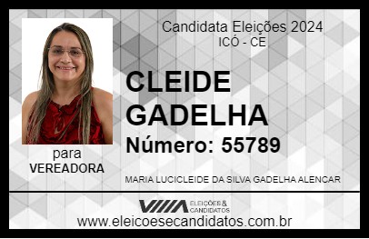 Candidato CLEIDE GADELHA 2024 - ICÓ - Eleições