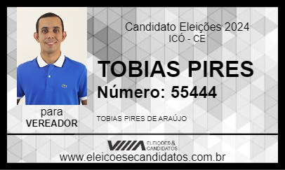 Candidato TOBIAS PIRES 2024 - ICÓ - Eleições