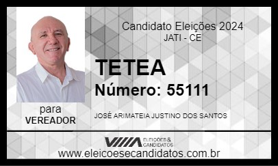 Candidato TETEA 2024 - JATI - Eleições