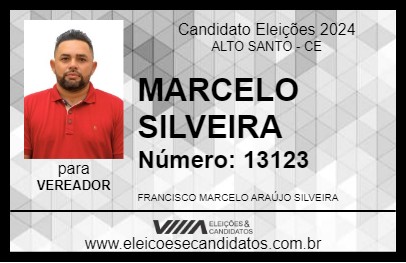 Candidato MARCELO SILVEIRA 2024 - ALTO SANTO - Eleições