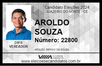 Candidato AROLDO SOUZA 2024 - JUAZEIRO DO NORTE - Eleições