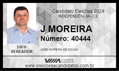 Candidato J MOREIRA 2024 - INDEPENDÊNCIA - Eleições