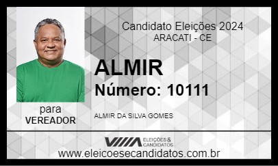 Candidato ALMIR 2024 - ARACATI - Eleições