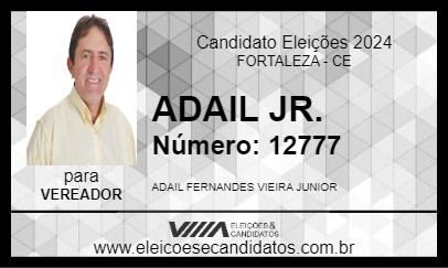 Candidato ADAIL JR. 2024 - FORTALEZA - Eleições