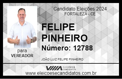 Candidato FELIPE PINHEIRO 2024 - FORTALEZA - Eleições