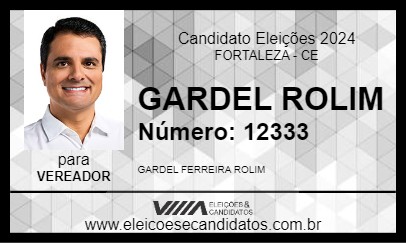 Candidato GARDEL ROLIM 2024 - FORTALEZA - Eleições