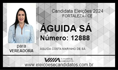 Candidato ÁGUIDA SÁ 2024 - FORTALEZA - Eleições