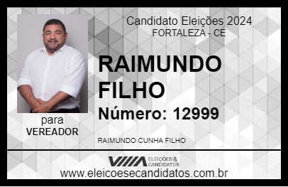 Candidato RAIMUNDO FILHO 2024 - FORTALEZA - Eleições