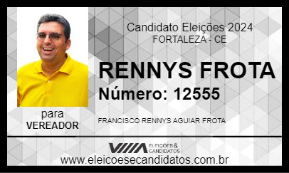 Candidato RENNYS FROTA 2024 - FORTALEZA - Eleições