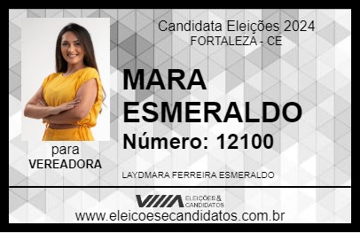 Candidato MARA ESMERALDO 2024 - FORTALEZA - Eleições