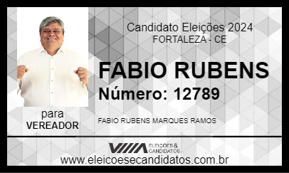 Candidato FABIO RUBENS 2024 - FORTALEZA - Eleições