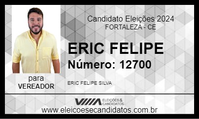 Candidato ERIC FELIPE 2024 - FORTALEZA - Eleições