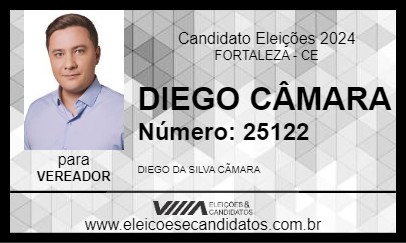 Candidato DIEGO CÂMARA 2024 - FORTALEZA - Eleições