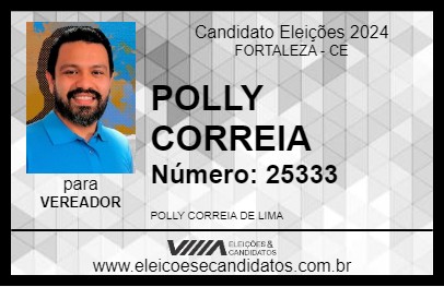 Candidato POLLY CORREIA 2024 - FORTALEZA - Eleições