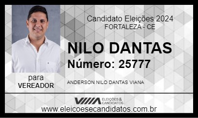 Candidato NILO DANTAS 2024 - FORTALEZA - Eleições