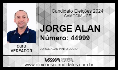 Candidato JORGE ALAN 2024 - CAMOCIM - Eleições