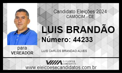 Candidato LUIS BRANDÃO 2024 - CAMOCIM - Eleições