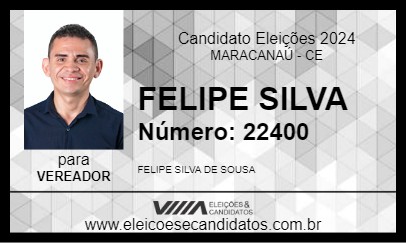 Candidato FELIPE SILVA 2024 - MARACANAÚ - Eleições