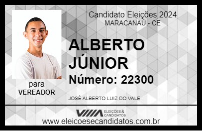 Candidato ALBERTO JÚNIOR 2024 - MARACANAÚ - Eleições