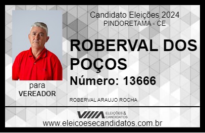 Candidato ROBERVAL DOS POÇOS 2024 - PINDORETAMA - Eleições