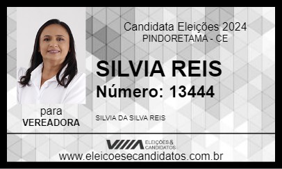 Candidato SILVIA REIS 2024 - PINDORETAMA - Eleições