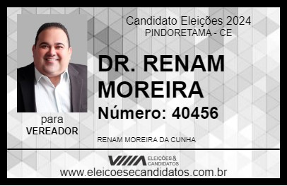 Candidato DR. RENAM MOREIRA 2024 - PINDORETAMA - Eleições