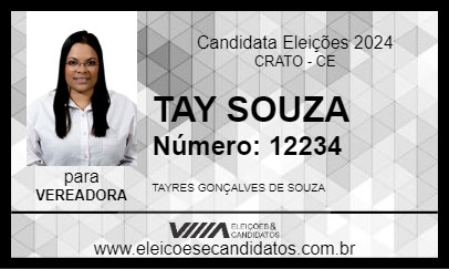 Candidato TAY SOUZA 2024 - CRATO - Eleições