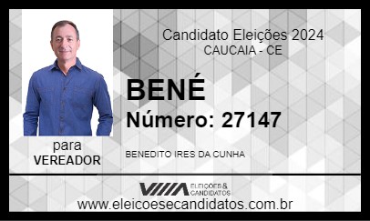 Candidato BENÉ 2024 - CAUCAIA - Eleições