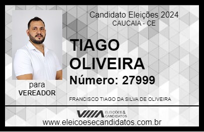 Candidato TIAGO OLIVEIRA 2024 - CAUCAIA - Eleições