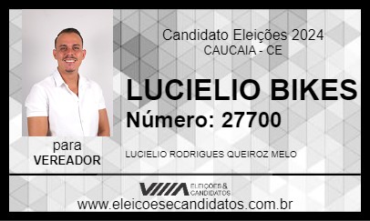 Candidato LUCIELIO BIKES 2024 - CAUCAIA - Eleições