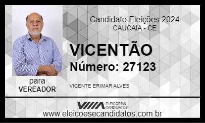 Candidato VICENTÃO 2024 - CAUCAIA - Eleições