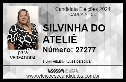 Candidato SILVINHA DO ATELIÊ 2024 - CAUCAIA - Eleições