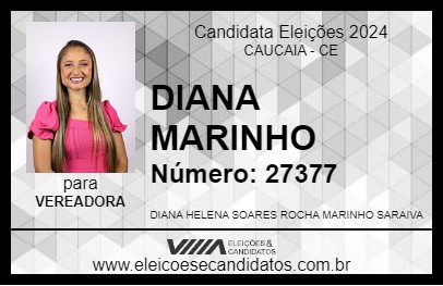 Candidato DIANA MARINHO 2024 - CAUCAIA - Eleições