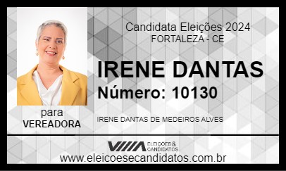 Candidato IRENE DANTAS 2024 - FORTALEZA - Eleições