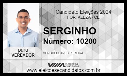 Candidato SERGINHO 2024 - FORTALEZA - Eleições