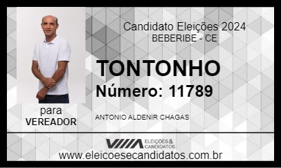 Candidato TONTONHO 2024 - BEBERIBE - Eleições