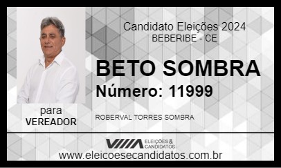 Candidato BETO SOMBRA 2024 - BEBERIBE - Eleições