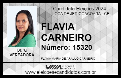 Candidato FLAVIA CARNEIRO 2024 - JIJOCA DE JERICOACOARA - Eleições