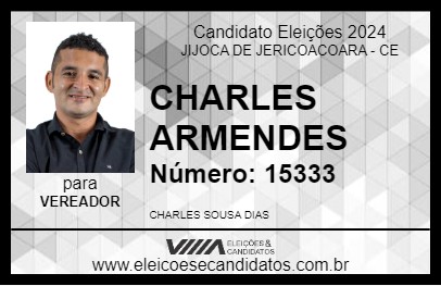 Candidato CHARLES ARMENDES 2024 - JIJOCA DE JERICOACOARA - Eleições