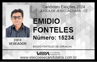 Candidato EMIDIO FONTELES 2024 - JIJOCA DE JERICOACOARA - Eleições