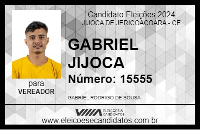 Candidato GABRIEL JIJOCA 2024 - JIJOCA DE JERICOACOARA - Eleições