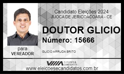 Candidato DOUTOR GLICIO 2024 - JIJOCA DE JERICOACOARA - Eleições