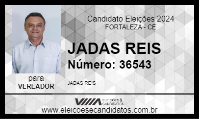 Candidato JADAS REIS 2024 - FORTALEZA - Eleições