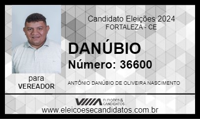 Candidato DANÚBIO 2024 - FORTALEZA - Eleições