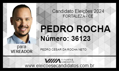 Candidato PEDRO ROCHA 2024 - FORTALEZA - Eleições