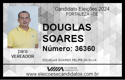 Candidato DOUGLAS SOARES 2024 - FORTALEZA - Eleições